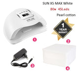 SUN X 5 Plus LED Lamp Nail Dryer LED 18/36/45 LEDs UV Ice Lamp Dryer For Drying Gel Nail Polish Auto Sensor Timer Manicure Tools - SIMO CHINA