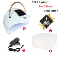 SUN X 5 Plus LED Lamp Nail Dryer LED 18/36/45 LEDs UV Ice Lamp Dryer For Drying Gel Nail Polish Auto Sensor Timer Manicure Tools - SIMO CHINA