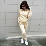 2019 Autumn Casual 2 Pieces Suit Women Hoodies Tops Tracksuit Sweat Suit Women's Set - SIMO CHINA